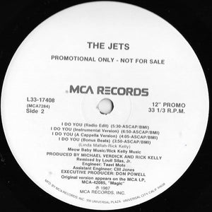 The Jets : I Do You (12", Promo)