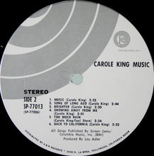 Load image into Gallery viewer, Carole King : Music (LP, Album, Gat)