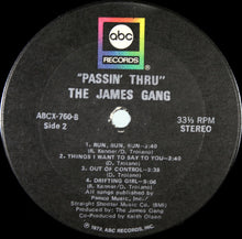 Load image into Gallery viewer, James Gang : Passin' Thru (LP, Album, Club)