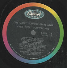 Load image into Gallery viewer, Various : The Great Country Stars Sing Their Great Country Hits (LP, Comp, Mono)