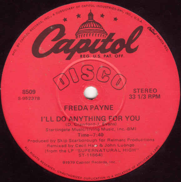 Freda Payne : I'll Do Anything For You (12
