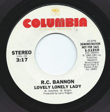 R.C. Bannon : Lovely Lonely Lady (7
