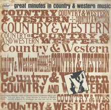 Load image into Gallery viewer, Various : Greatest Minutes In Country &amp; Western Music (LP, Comp, Promo)