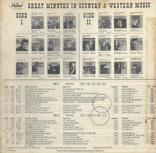 Load image into Gallery viewer, Various : Greatest Minutes In Country &amp; Western Music (LP, Comp, Promo)