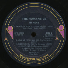 Load image into Gallery viewer, The Romantics : In Heat (LP, Album)