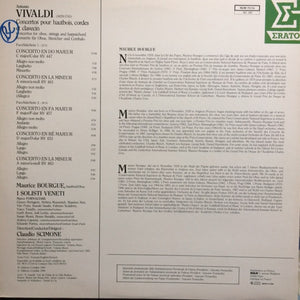Vivaldi* - Maurice Bourgue, I Solisti Veneti, Claudio Scimone : Concerti Per Oboe, Archi E Cembalo (RV 447 - 453 - 457 - 461 - 463) (LP)