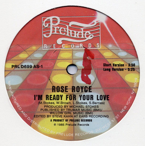 Rose Royce : I'm Ready For Your Love (12