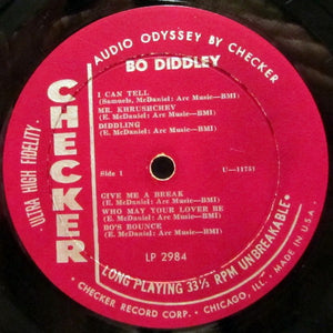 Bo Diddley : Bo Diddley (LP, Album, Mono, Red)