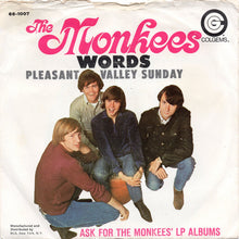 Load image into Gallery viewer, The Monkees : Pleasant Valley Sunday / Words (7", Single)