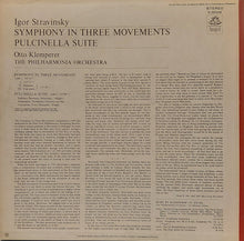 Load image into Gallery viewer, Stravinsky*, Philharmonia Orchestra, Otto Klemperer : Symphony In Three Movements ● Pulcinella Suite (LP, Album)