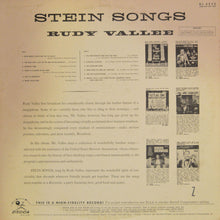 Load image into Gallery viewer, Rudy Vallee : Stein Songs (LP)
