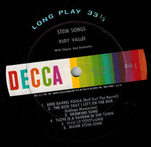 Load image into Gallery viewer, Rudy Vallee : Stein Songs (LP)