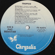 Load image into Gallery viewer, Pat Benatar : Tropico (LP, Album, RE, Pit)