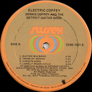 Dennis Coffey And The Detroit Guitar Band : Electric Coffey (LP, Album, Son)