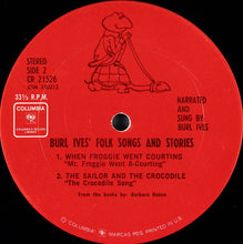Load image into Gallery viewer, Burl Ives : Burl Ives' Folk Songs And Stories (LP)