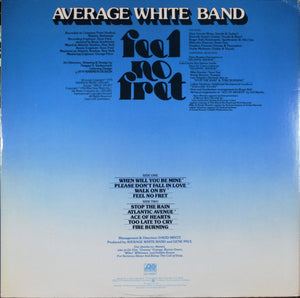 Average White Band : Feel No Fret (LP, Album, Ric)