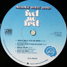 Load image into Gallery viewer, Average White Band : Feel No Fret (LP, Album, Ric)