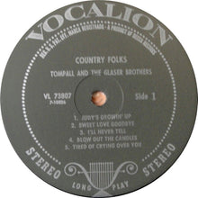 Load image into Gallery viewer, Tompall And The Glaser Brothers* : Country Folks (LP)