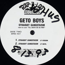 Load image into Gallery viewer, Geto Boys : Straight Gangstaism (12&quot;, Promo)