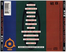 Load image into Gallery viewer, RTZ : Return To Zero (CD, Album)