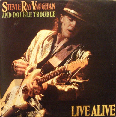 Stevie Ray Vaughan & Double Trouble : Live Alive (2xLP, Album, Gat)