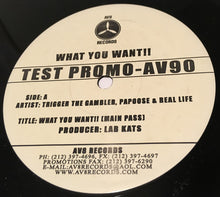 Load image into Gallery viewer, Real Life* Featuring Papoose &amp; Trigger The Gambler* : What You Want (12&quot;, Single, Promo)