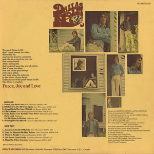 Dallas Holm : Peace, Joy And Love (LP, Album, Gat)