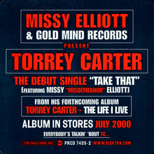 Load image into Gallery viewer, Torrey Carter : Sampler (CD, Promo, Smplr)