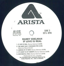 Load image into Gallery viewer, Randy Edelman : If Love Is Real (LP, Album, Promo)