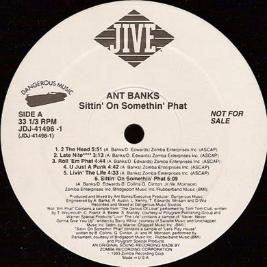 Ant Banks : Sittin' On Somethin' Phat (LP, Album, Promo)