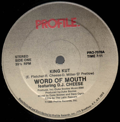 Word Of Mouth (2) featuring D.J. Cheese* : King Kut (12