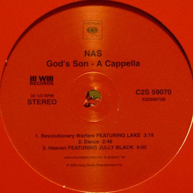 Nas : God's Son (A Cappella) (2xLP, Album, Promo)