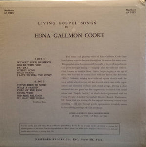 Edna Gallmon Cooke : Living Gospel Songs (LP, Album)