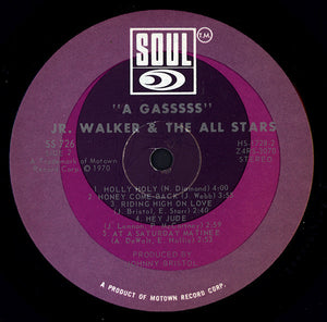 Jr. Walker & The All Stars* : A Gasssss (LP, Album, Ind)