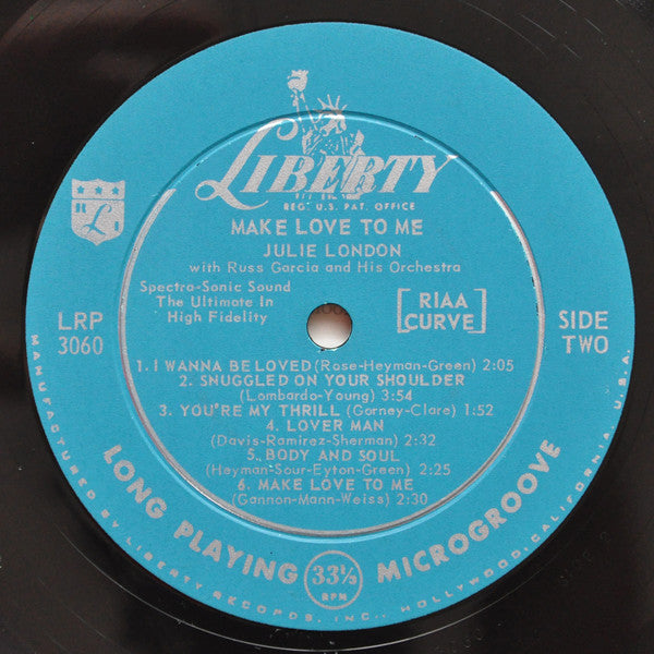 Julie London - Make Love To Me (LP, Mono) (VG)