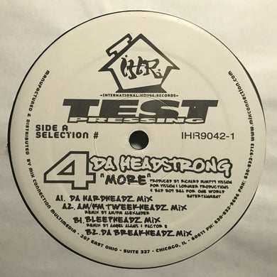 4 Da Headstrong : More (12