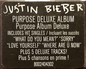 Justin Bieber : Purpose (CD, Album, Dlx)