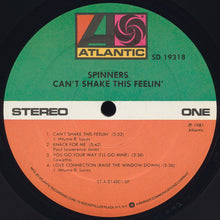 Load image into Gallery viewer, Spinners : Can't Shake This Feelin' (LP, Album)