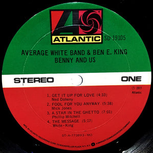 Average White Band & Ben E. King : Benny And Us (LP, Album, Mon)