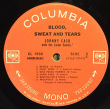 Load image into Gallery viewer, Johnny Cash : Blood, Sweat And Tears (LP, Album, Mono, RP)