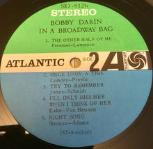 Load image into Gallery viewer, Bobby Darin : In A Broadway Bag (LP, Album)