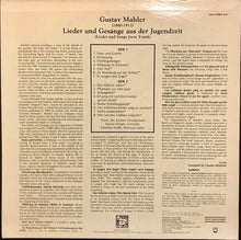 Load image into Gallery viewer, Hanna Schaer, Christian Ivaldi : Gustav Mahler: Lieder Und Gesänge Aus Der Jugendzeit (LP)