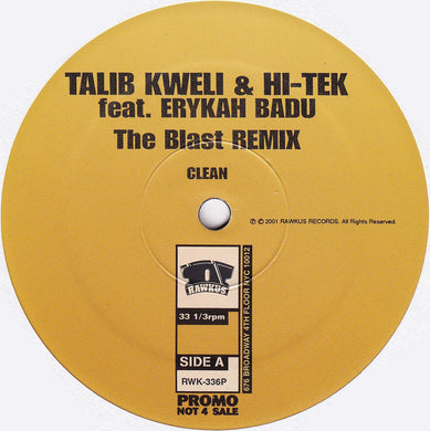 Talib Kweli & Hi-Tek Feat. Erykah Badu : The Blast (Remix) (12