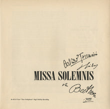 Load image into Gallery viewer, Ludwig van Beethoven, NBC Symphony Orchestra, Arturo Toscanini : Missa Solemnis (2xLP, Mono + Box)