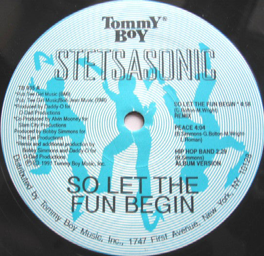 Stetsasonic : So Let The Fun Begin / Hip Hop Band (12