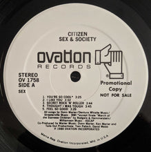 Load image into Gallery viewer, Citizen (14) : Sex And Society (LP, Album, Promo)