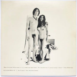 John Lennon & Yoko Ono : Unfinished Music No. 1. Two Virgins (LP, Album, Bes)
