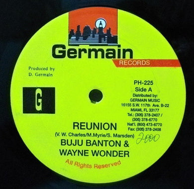 Buju Banton & Wayne Wonder : Reunion / Good Enough (12