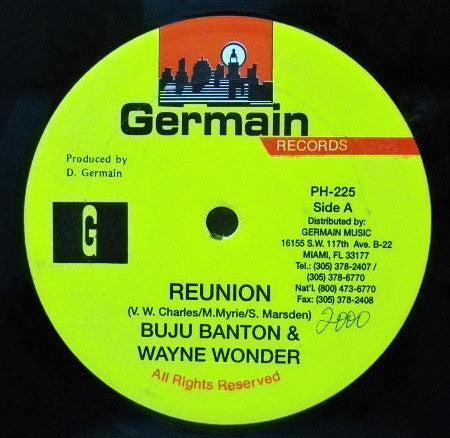 Buju Banton & Wayne Wonder : Reunion / Good Enough (12