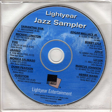 Various : Lightyear Jazz Sampler (CD, Comp, Promo, Smplr)